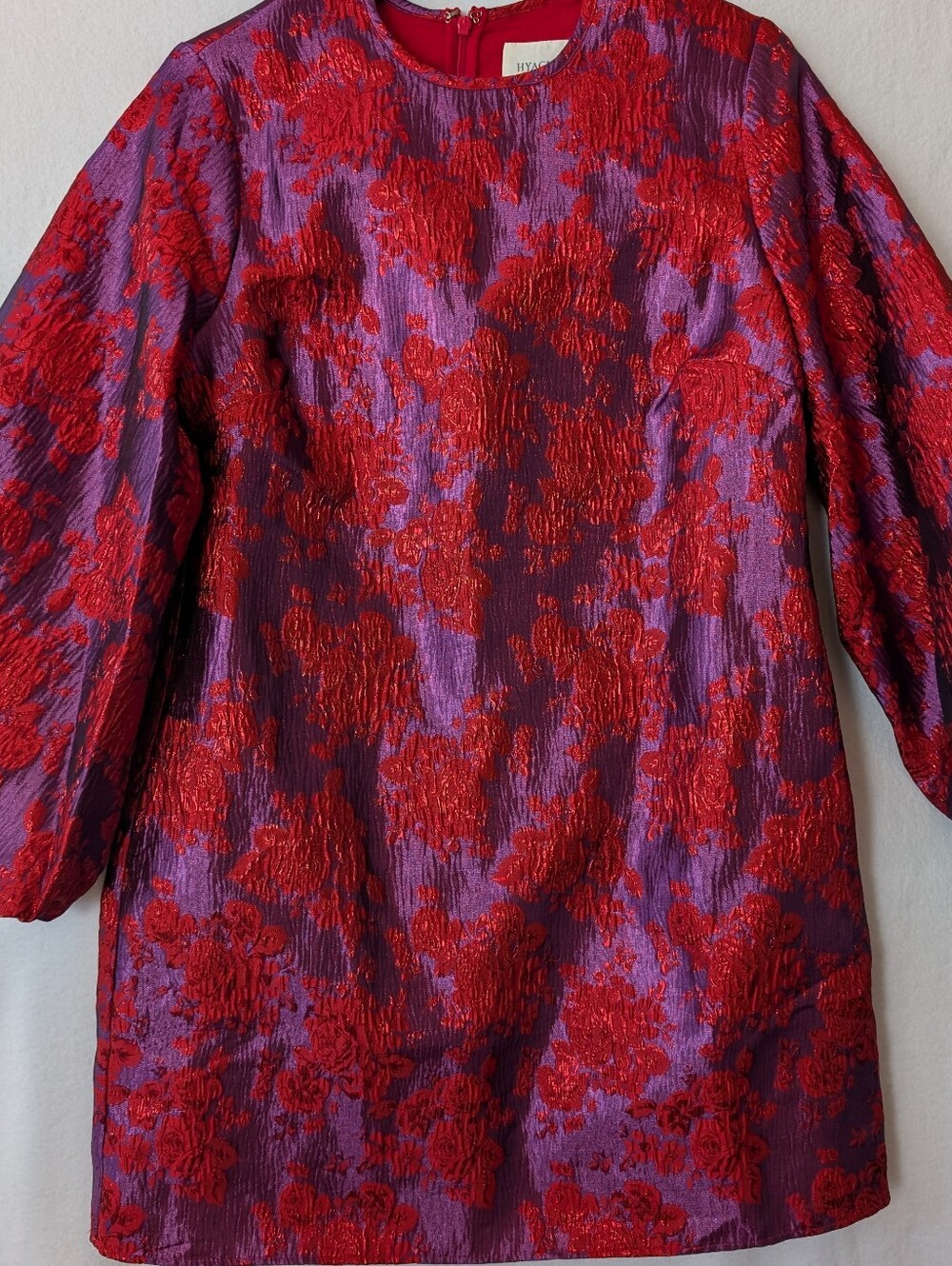 Tuckernuch Hyacinth House Floral Jacquard Mini Dress - Picture 4 of 12